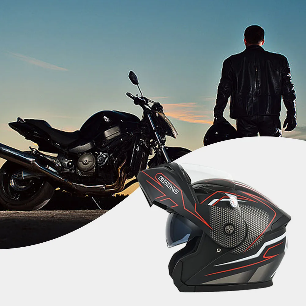 

Bluetooth Motorbike Full Helmets Sturdy Windproof Head Protection Tool For Road Motorbike