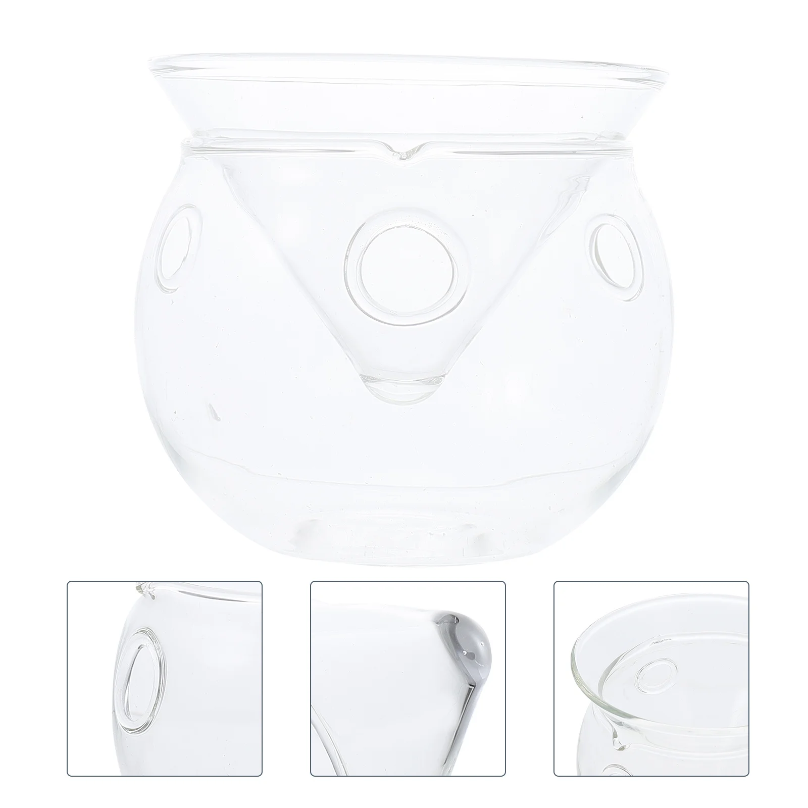 

1 шт. стеклянная салатница изысканное мастерство домашняя миска для еды для украшения фруктов и овощей легко чистится элегантная форма