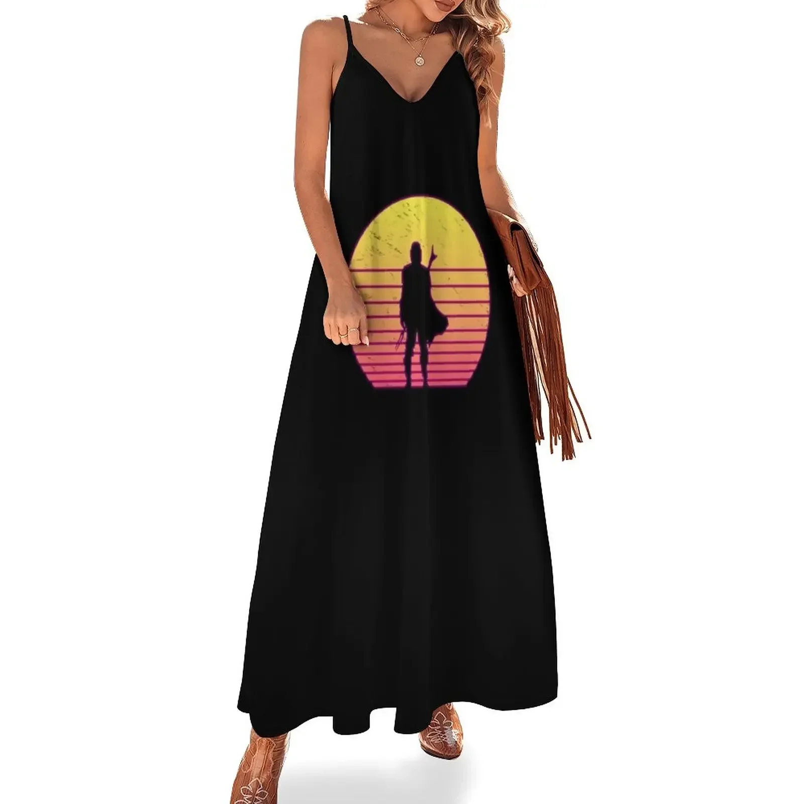 

Retro Mando Sunset Sleeveless Dress women's summer dress 2024 party dresses woman Women dresses summer Dress