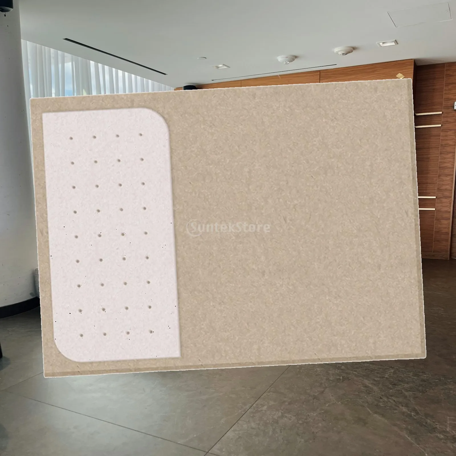 Cork Bulletin Board Message Wall Decor Wood with Push Display Cork Board for Memo Notes Office Home DIY Photo