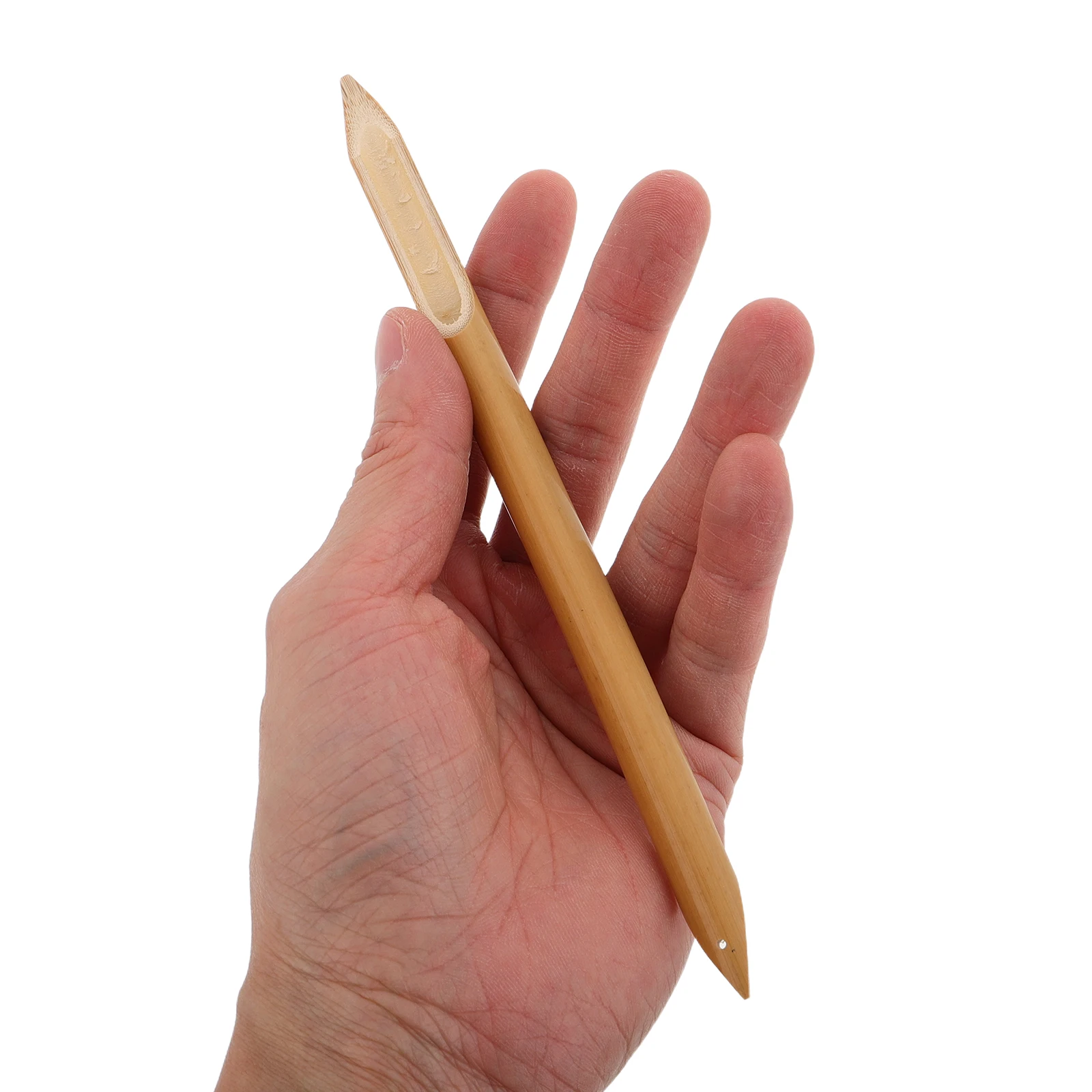

Bamboo Pen Dipped in Water Calligraphy Nibs Manual Beginners Chinese Pens for Writing