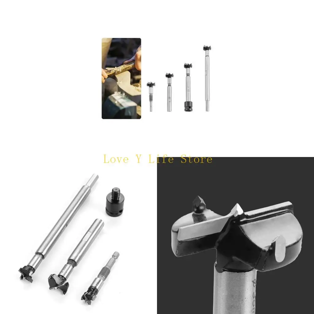 

L74C 5pcs Woodworking Flat Wing Drilling and Разработанное шарнир