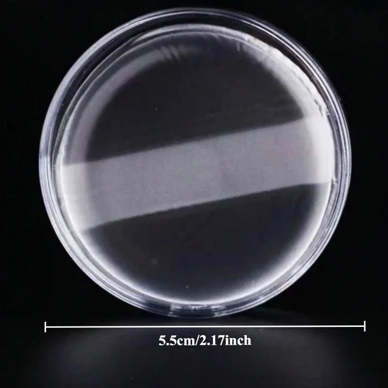 1/2-PackNewTransparentSiliconeMakeup SpongeUltra-Soft JellyTextureBB Cushion PuffNon-Absorbent&Water-Resistant Foundation Sponge