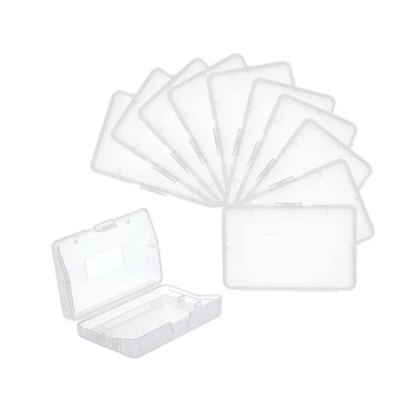 10pcs/set Clear Plastic Game Cartridge Card Box Case Cover For Game Boy GBA SP GBM