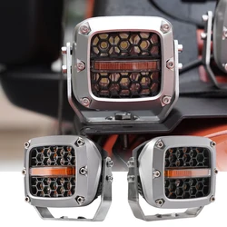 Newest 60W Led Work Light 12v Led Bar for Offroad ATV Truck Accessories Drl Flood Led Light Spotlights Fog Lights for Motorcycle