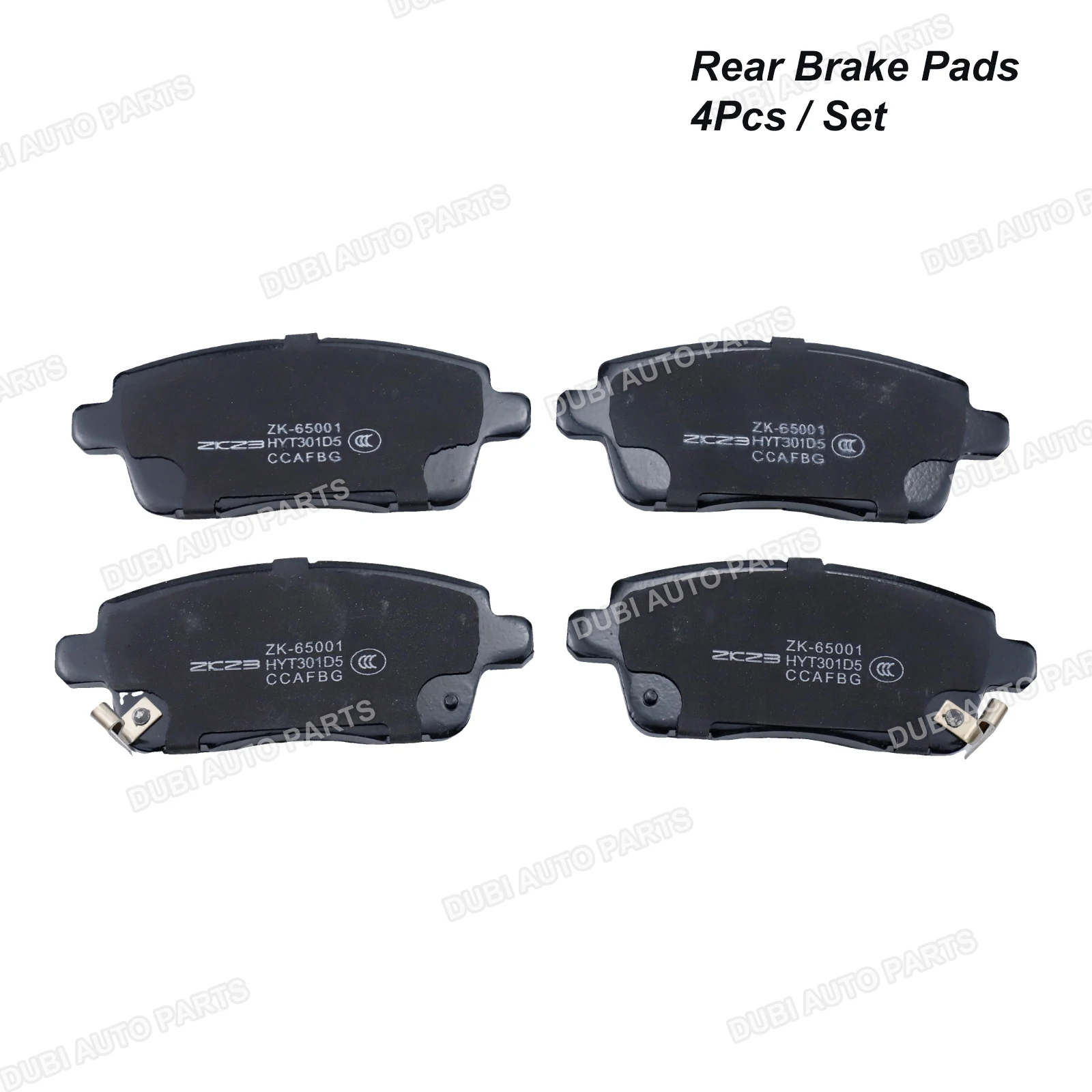 Rear Brake Pads For BESTUNE T90 DORCEN G60 G60S G70s DONGFENG FENGON 370 500 580 S370 S560 ZOTYE T600 Z300 Z560 Z700 CHERY TIGGO