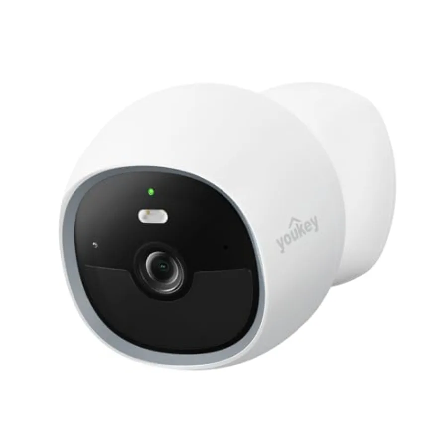 Magnetic Indoor Security Camera Wireless, 2K Battery Powered Camera, No Subscription, Built-in 8GB Storage, Wire-Free for Rente