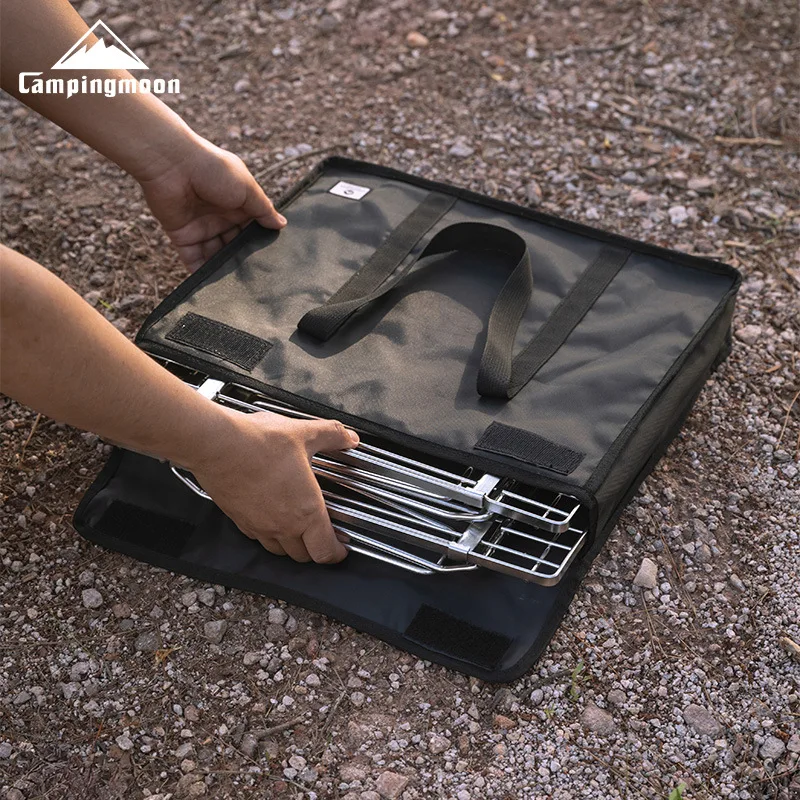 CAMPINGMOON G-38-B One Unit Stove Rack Bag with Expansion Field Rack Storage Bag for Camping Multi purpose Handbag