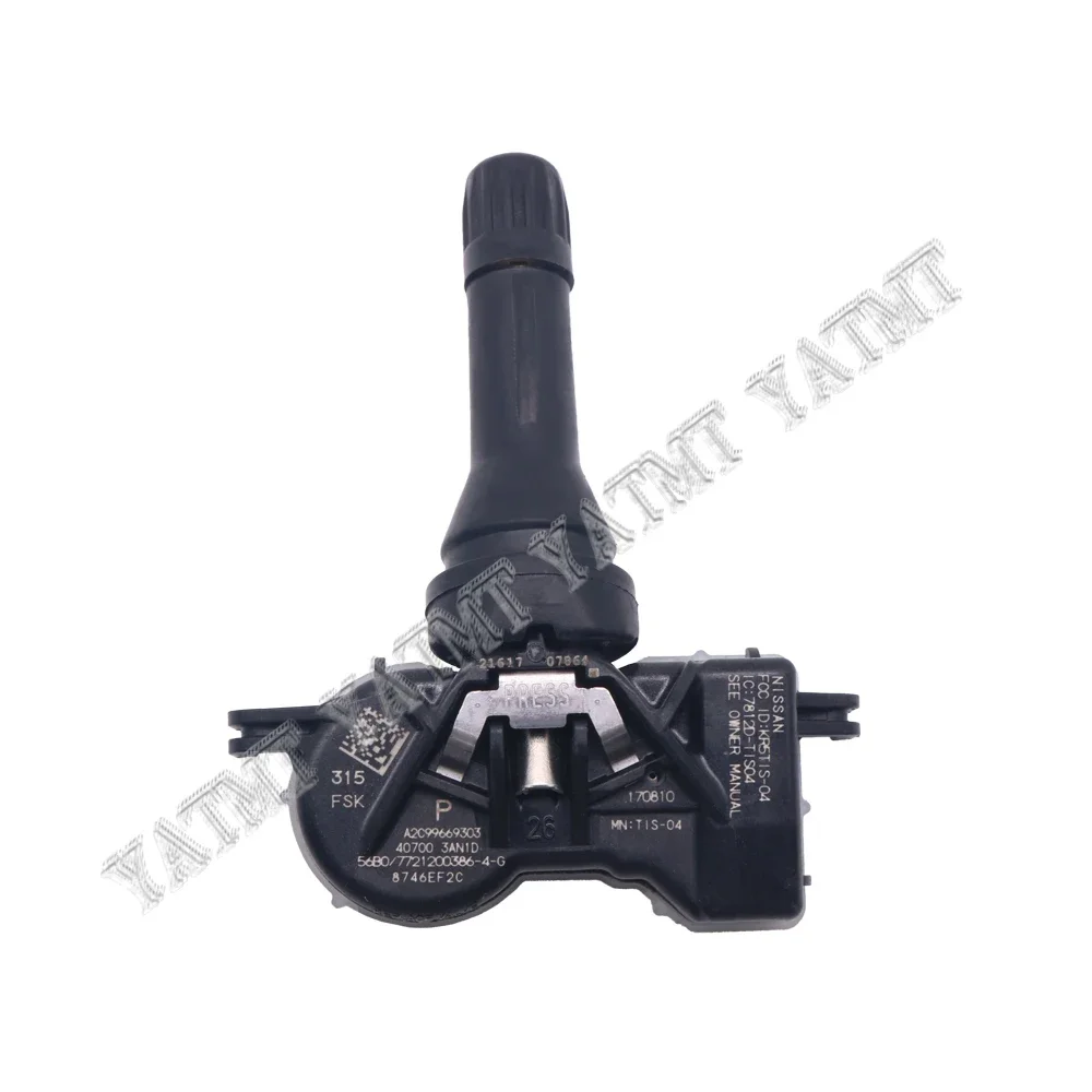 Car 4 PCS Tire Pressure Sensor TPMS 407003AN1D 315MHz FOR Nissan Leaf,FOR Nissan Sentra