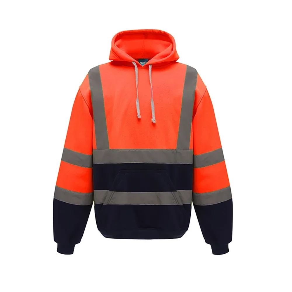 

DurableAutumn Winter Plush Reflective Vest Polyester Thermal Safety Jacket High Brightness Reflective Belt With Hat Reflective