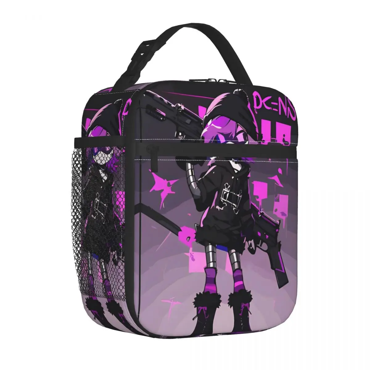 Murder Drones Uzi Doorman Insulated Lunch Bags Cooler Bag  Meal Container High Capacity Lunch Box Tote Bento Pouch Beach Travel