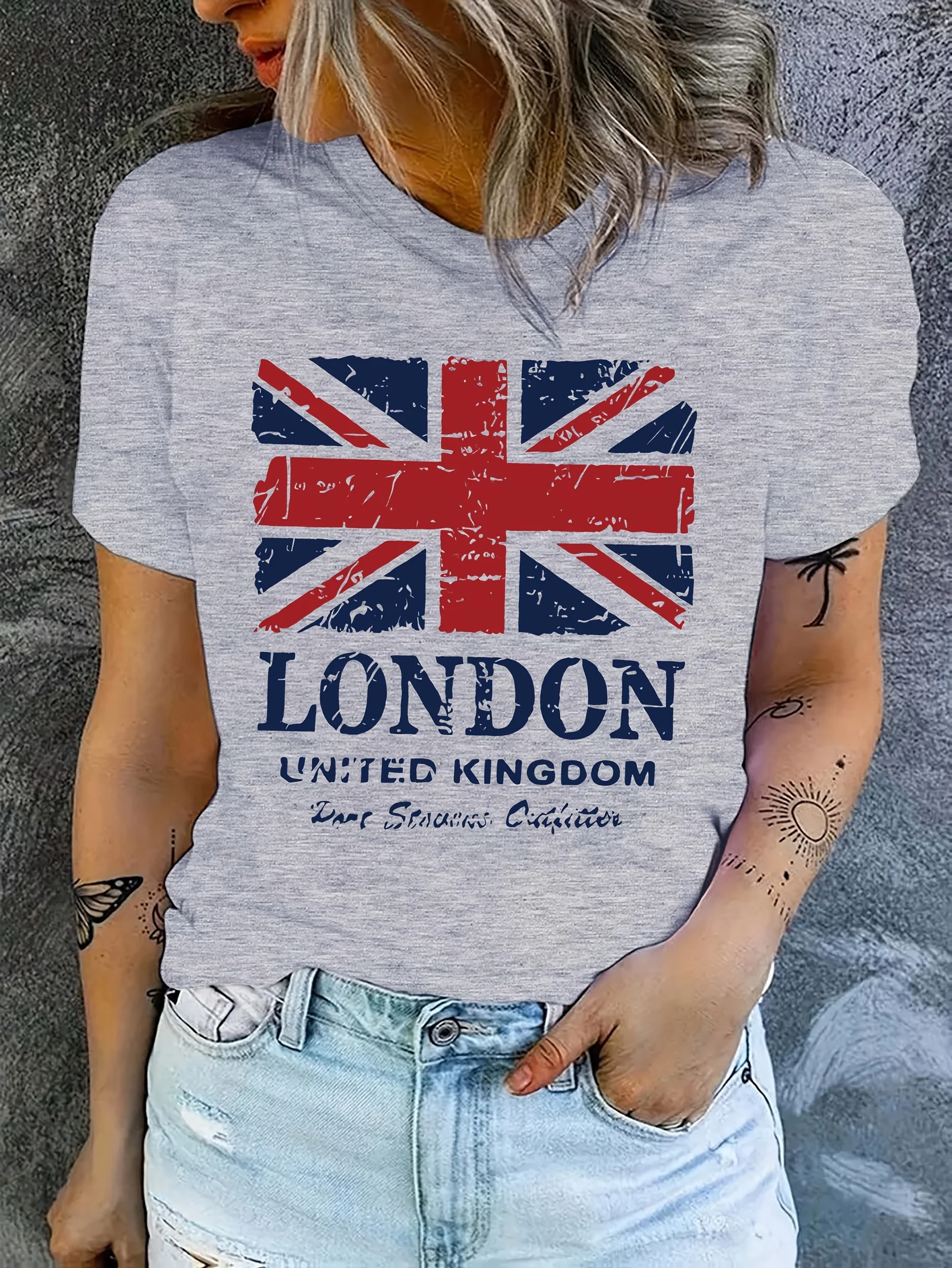 T-shirt alla moda con bandiera - Summer Clothing London recensione e prezzo
