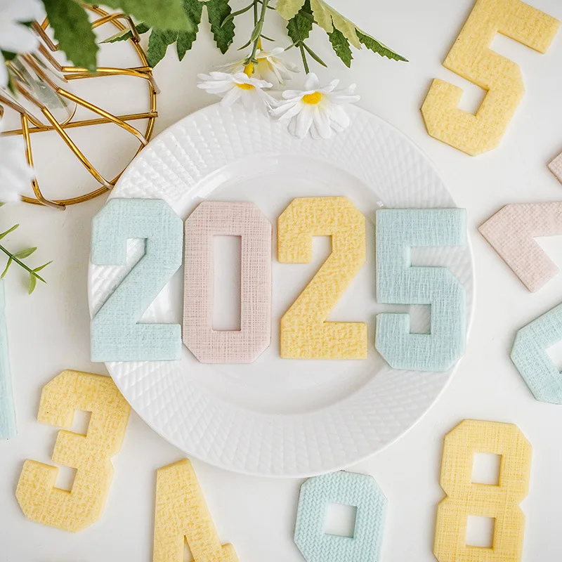 Number One to Nine Cookie Cutters Birthday Cake Decoration Molds Fondant Biscuit Plastic Moulds DIY Baking Tools
