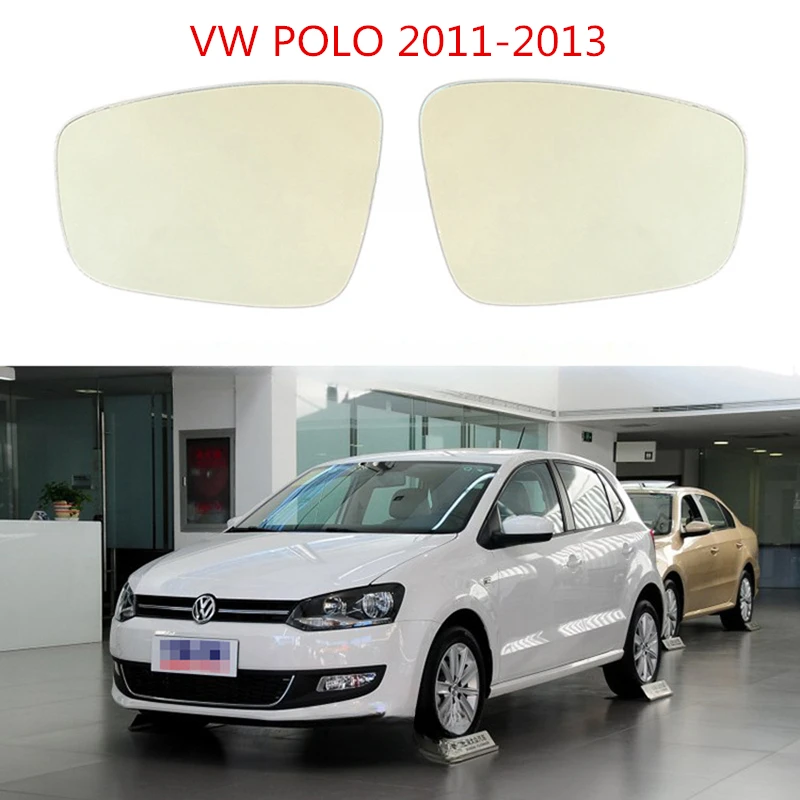 

Side Mirror Glass For Volkswagen Polo Hatchback 2011 2012 2013 HD With Heating Rearview Mirror Lens Automotive Accessories