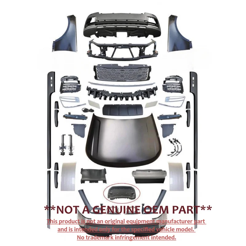 For Land Range Vogue 2005‑2012 Old To New Upgrade 2022 SVA Style Full Body Kit Modification Accessories