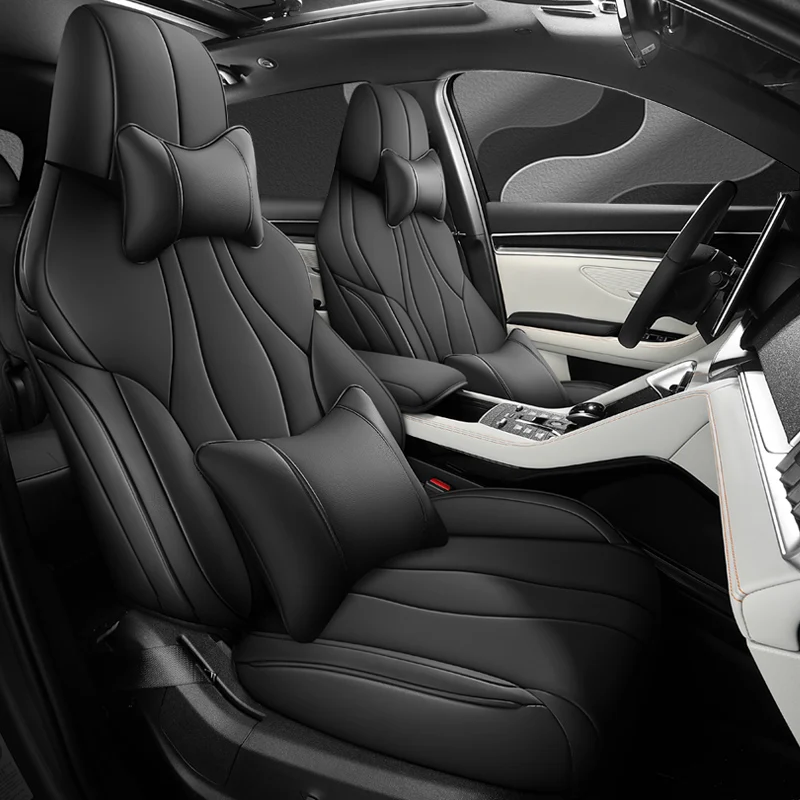 Full Wrap Leather 5‑Seat Auto Seat Covers, Custom Fit BYD Seal U DM‑i Song Plus DM‑i, Car Interior Protector