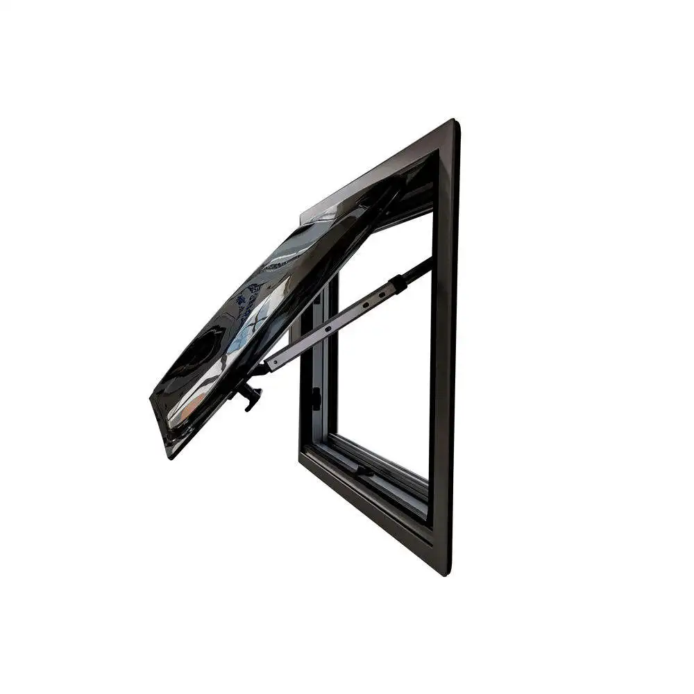 

1000 500 Square Corner Aluminium Alloy E-mark Double-layer Acrylic Push Out Window For Caravan RV Car Travel