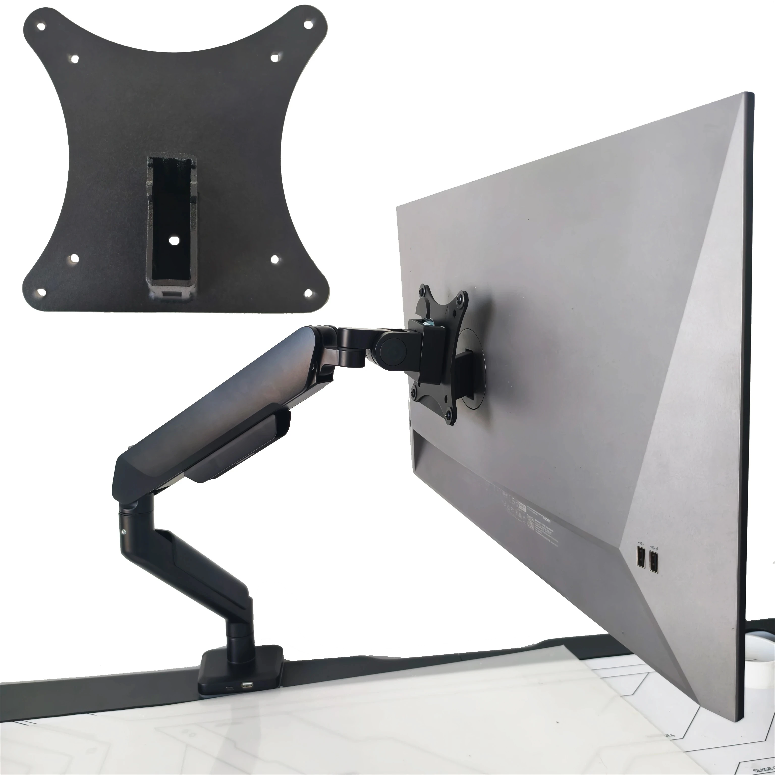 

VESA Adapter for HP Z Series G3 27" Monitor Z27K Z27U Z27Q Z27XS G3 Display wall mount Bracket - 75x75 & 100x100