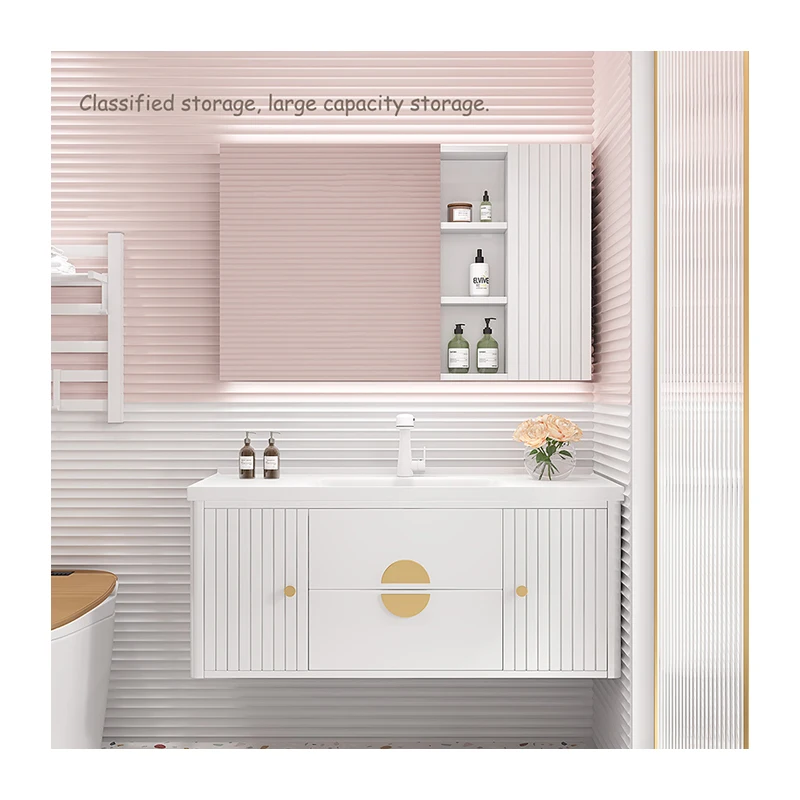 ！@Modern Pink Bathroom Vanity Furniture Wholesale Modern Design