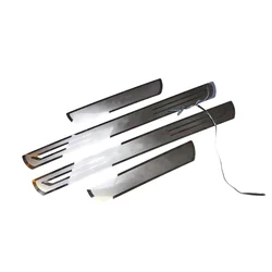 Stainless Steel Door Sill Scuff Plate Trim For MG ZS 2020 2021 2022 Threshold Bar Pedal Protector Car Accessories