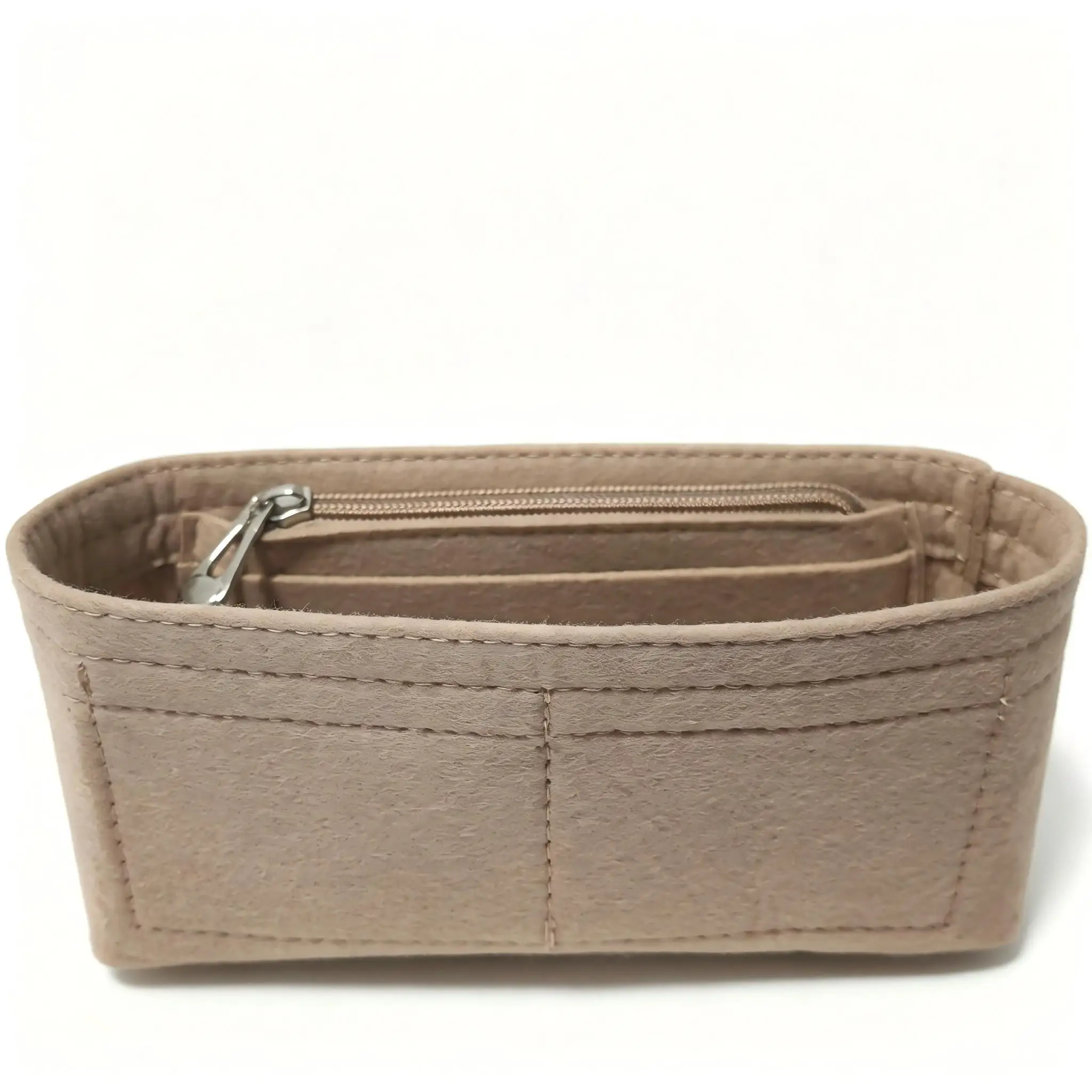 Homefish Felt Bag Insert Organizer Makeup Liner For Women Handbag Cosmetic Bag Portable Inner Purse Storage Organizer