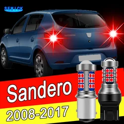 2pcs LED Brake Light Bulb Accessories For Dacia Sandero 1 2 2008 2009 2010 2011 2012 2013 2014 2015 2016 2017