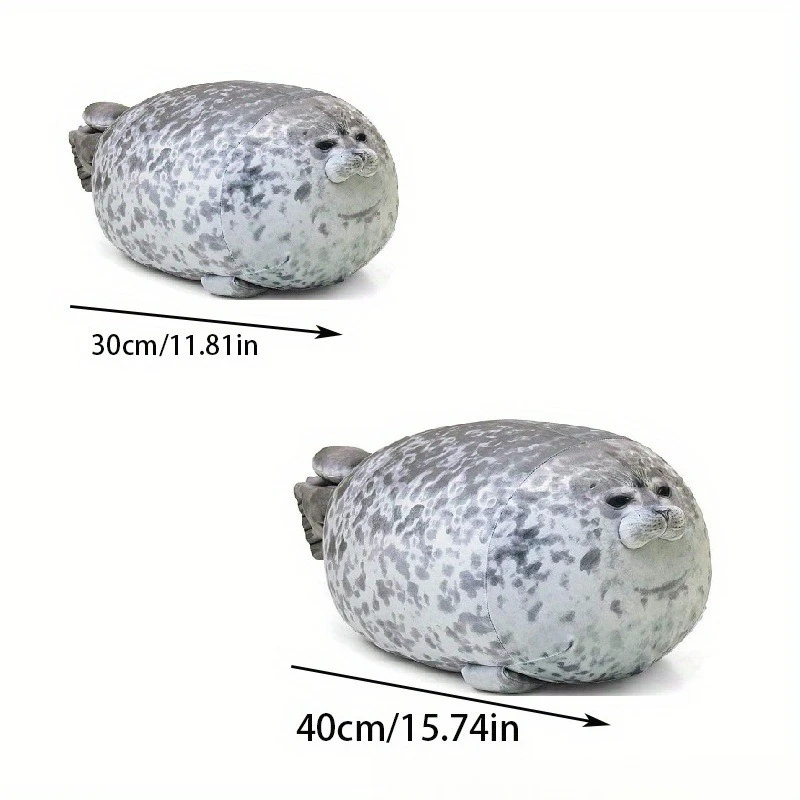 ใหม่ Angry Blob Seal หมอน Chubby 3d ความแปลกใหม่ตุ๊กตา Plush ตุ๊กตาของเล่นเด็ก Sleeping โยนหมอนของขวัญเด็กหญิง