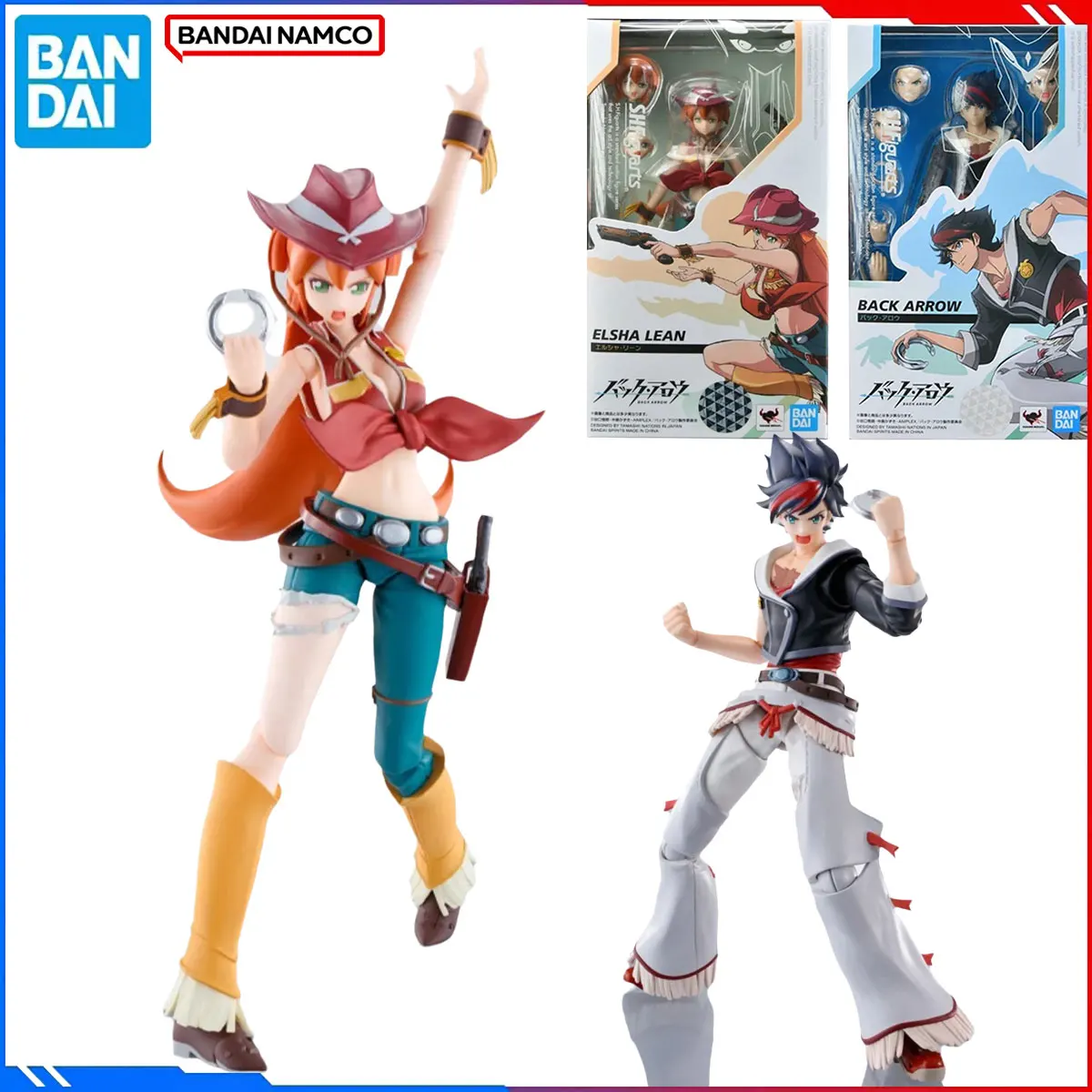 

Подлинная оригинальная фигурка Bandai Back Arrow, комплект модели S.H.Figuarts 1/12, аниме-фигурки, Back Arrow Elsha Lean, экшн-модель, игрушка в подарок