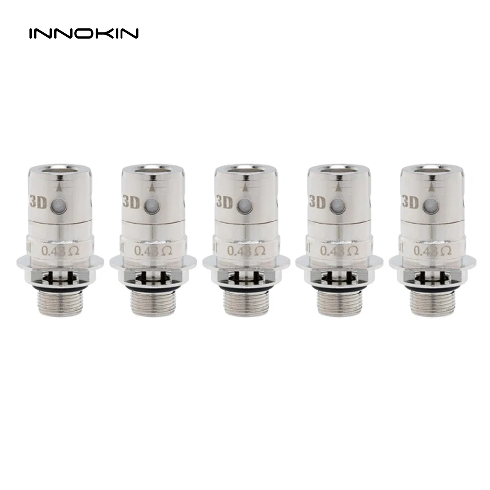 Original innokin z bobina de substituição (5 unidades/pacote) 0.3/0.48/0.5/0.8/1.0/1.2/1.6ohm cabeça do núcleo do cigarro eletrônico vape