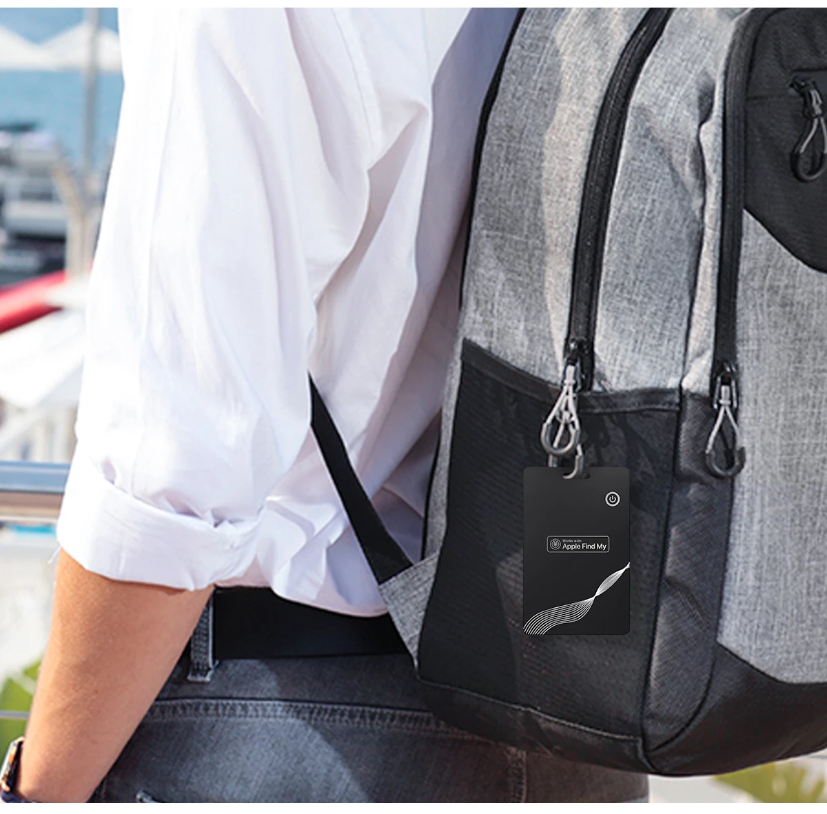 new Smart Airtag Card Smart Anti-lost Device Wireless Charging Find My Locator Suitable for Apple Search App motion tracking