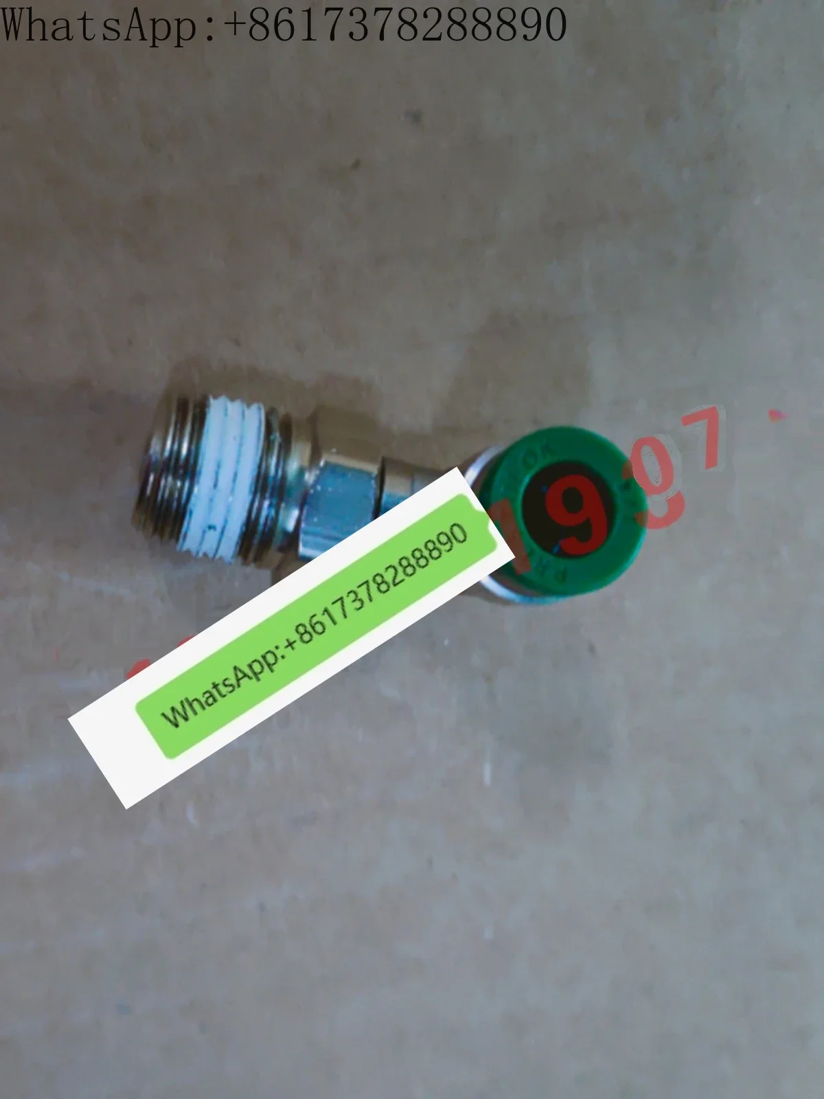 Genuine IR Ingersoll Rand Air Compressor Original Parts 39155577 Push-in Right Angle Connector 39155478