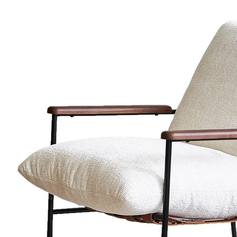 

Replacement cloth cover removable leisure chair living room Nordic light luxury modern simple single sofa recliner