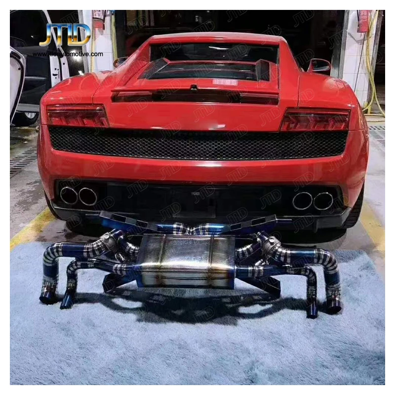 JTLD Performance Titanium Exhaust System Exhaust Valved Catback for Lamborghini Gallardo LP550 Catback Pipe