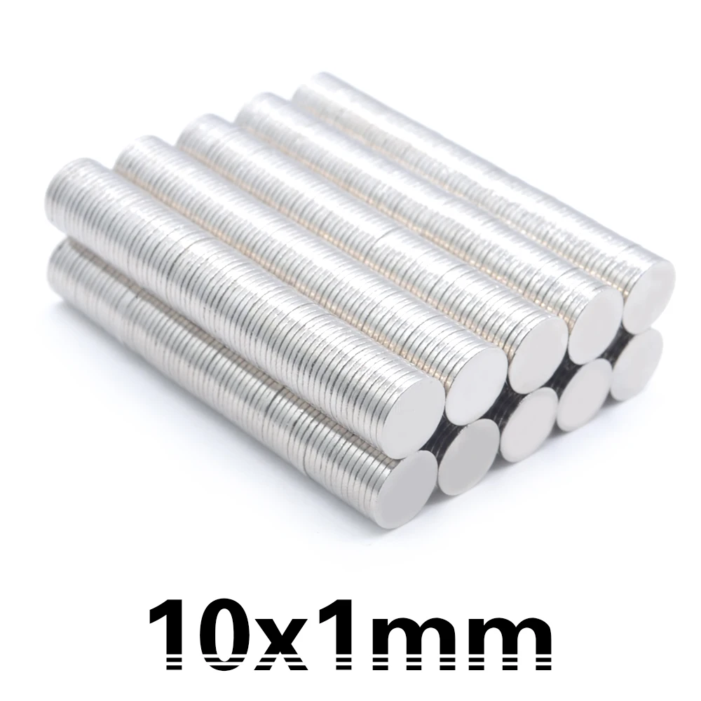 200pcs 10x1 Super Powerful Strong Bulk Round NdFeB Neodymium Disc Magnets Dia N35 Rare Earth Magnet 10*1 new