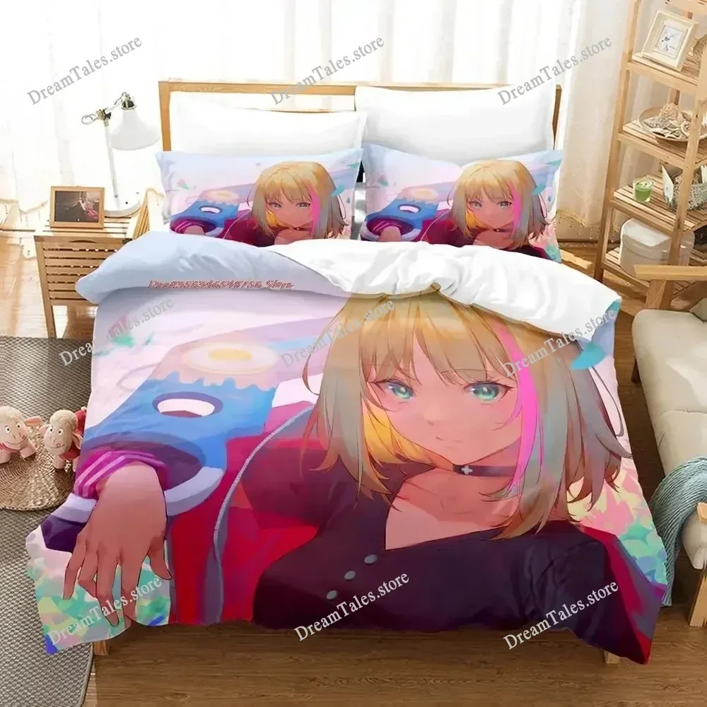 

3D Printed Anime I Wonder Egg Priority Bedding Set Duvet Cover Bedroom Comforter Single Twin King Size Quilt Cover Home Textiles