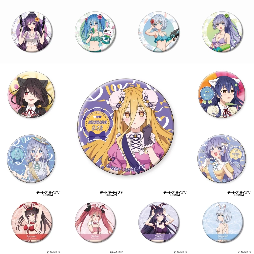 

58 мм аниме DATE A LIVE Tokisaki Kurumi Кошмар Котори Ицука Косплей Костюм Значок Pin SPTE Жесть Брошь ﻿ Опора Xmas Gilf