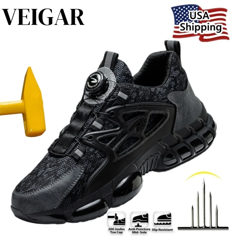 

Рабочая защитная обувь, мужские ботинки, женские спортивные кроссовки со стальным носком, устойчивые к проколам, легкие, износостойкие, промышленная обувь