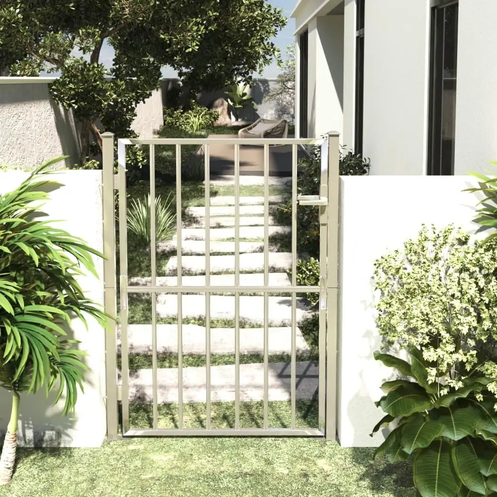 39.4x59.1 Stainless Steel Garden Gate - Durable Outdoor Entryway Solution