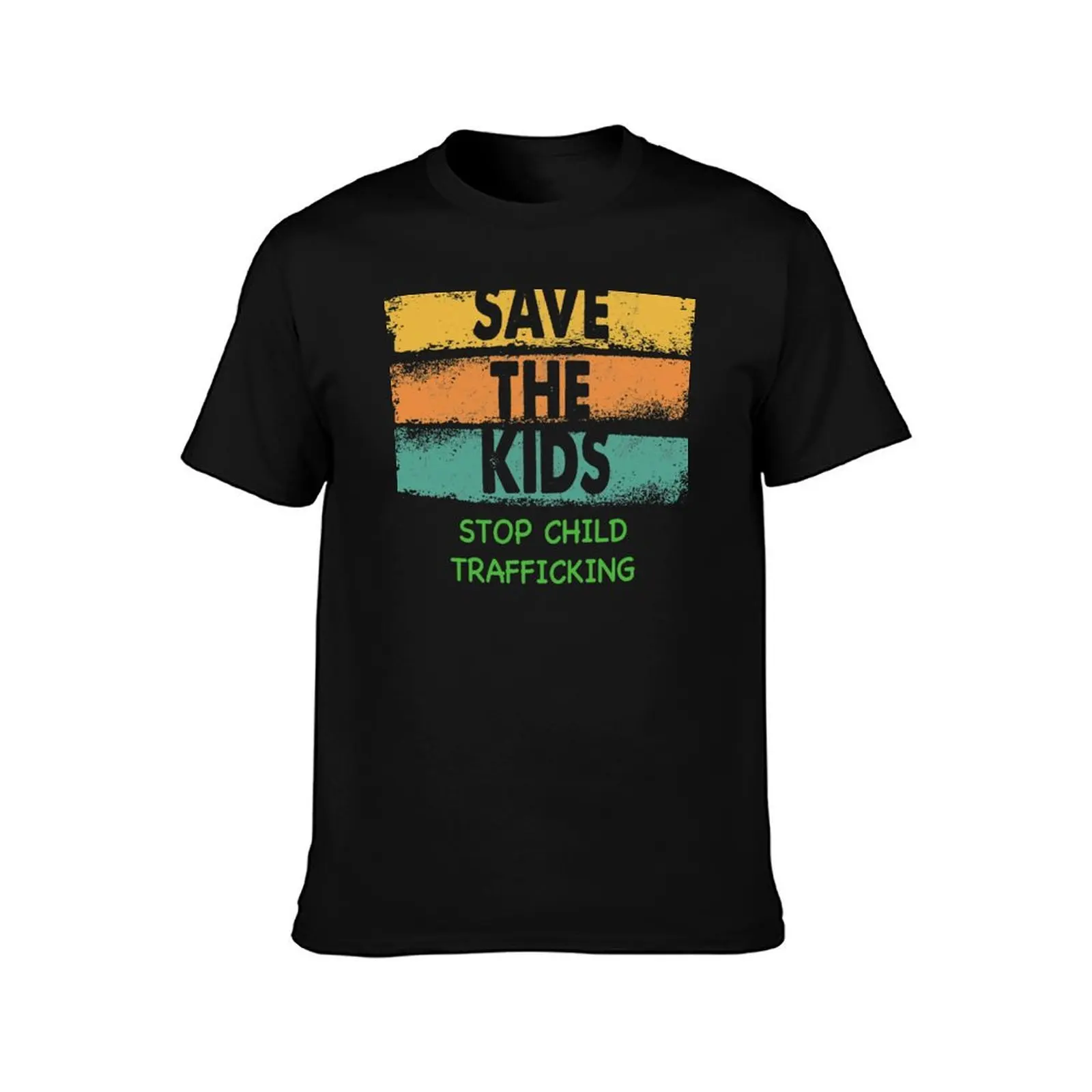 STOP CHILD TRAFFICKING SAVE THE KIDS VINTAGE T-Shirt Quick Dry Outdoor Sports T-Shirt