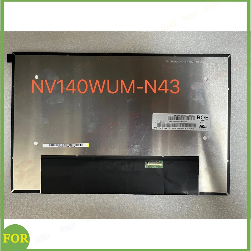 

Подходит для Lenovo T14 Gen3 4 screen NV140WUM-N43 N42 N140JCA-EEL B140UAN03.2, ЖК-экран для ноутбука.