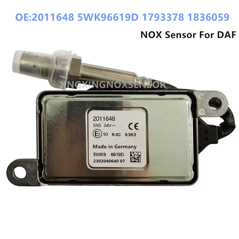 

5WK96619D 5WK96619C 2011648 1793378 1836059 Original New Nitrogen Oxygen Sensor NOX Sensor 24V for DAF Truck