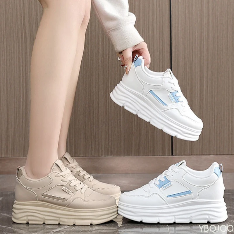 

Повседневная удобная спортивная обувь, женская модная универсальная осенняя новая нескользящая женская обувь для бега, увеличивающая рост