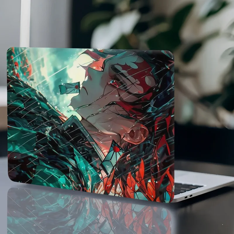 

2Pc animation character computer protective cover scratch-resistant self-adhesive long-lasting easy to install and disassemble