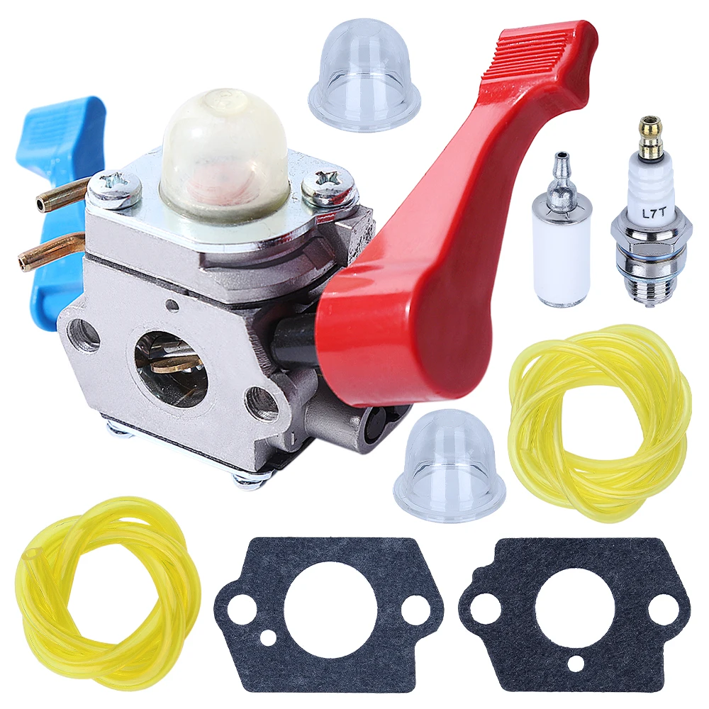 Imagem -06 - Kit Carburador para Motosserra Primer Bulbo Gás Weed Eater Featherlite Folha Blower Junta Linha de Combustível Primer Bulbo Fovan Fl1500 Fl1500le