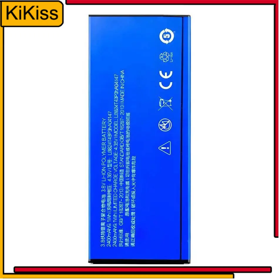 

Аккумулятор мобильного телефона Li3824t43p3ha04147 2400 мАч для Zte Red Bull V5 V5S U9180 N9180 V9180