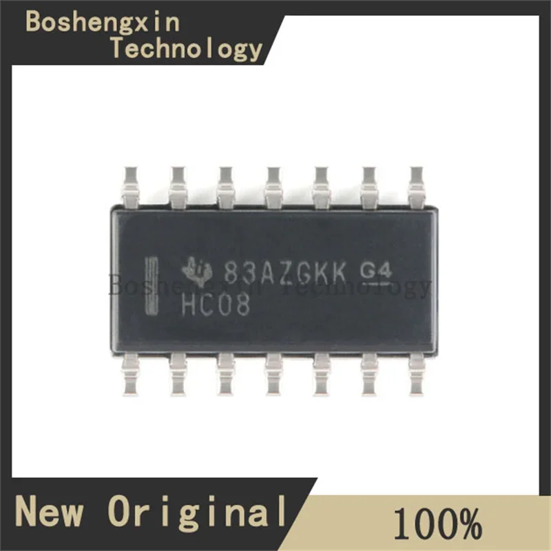 10Pcs SN74HC08DR SOP-14 Quad 2-input positive AND gate SN74HC08DR
