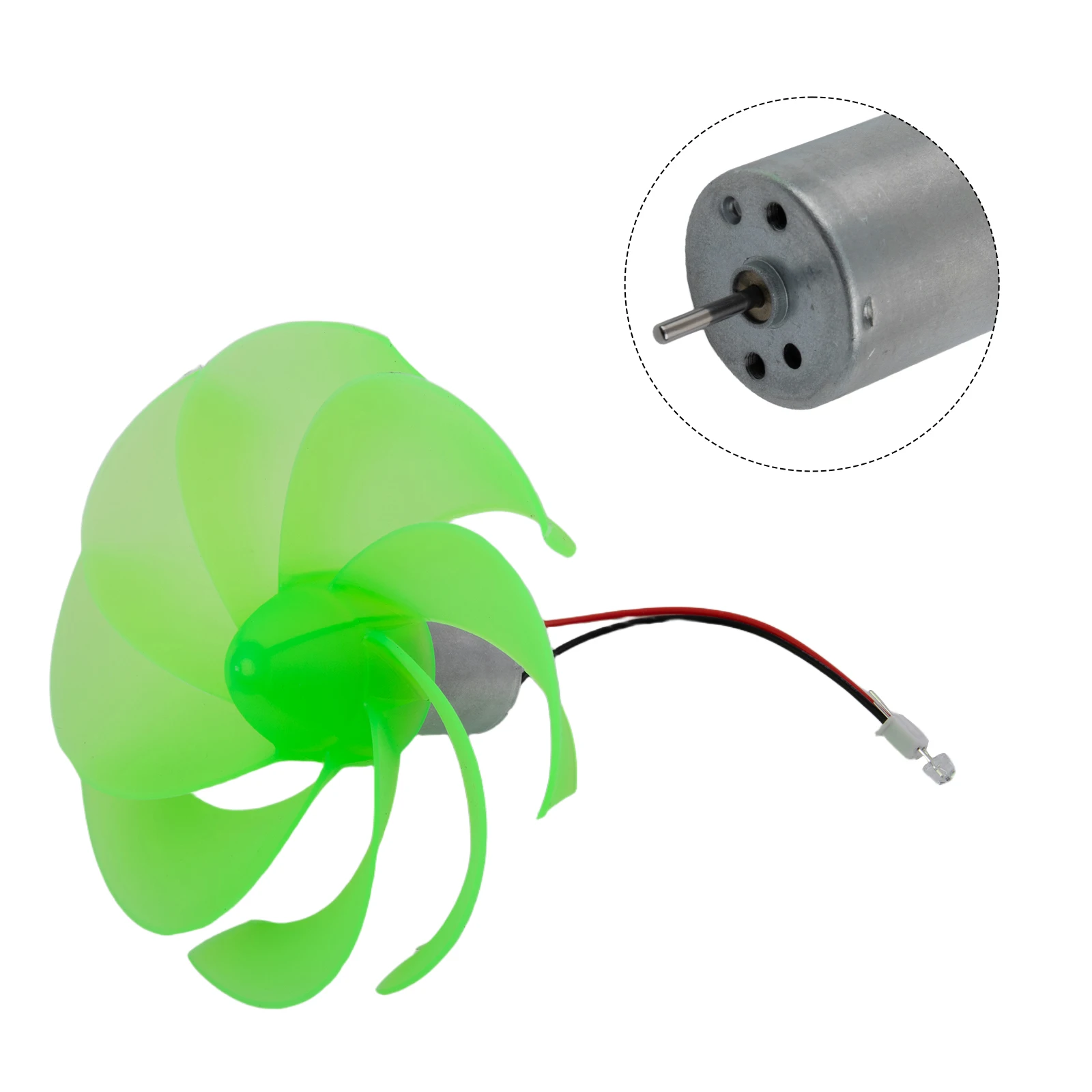 

DIY Assembly Kit Wind Generator Kit 360-Degree Rotation Creative Project LED Power Generation Plastic And Metal Components