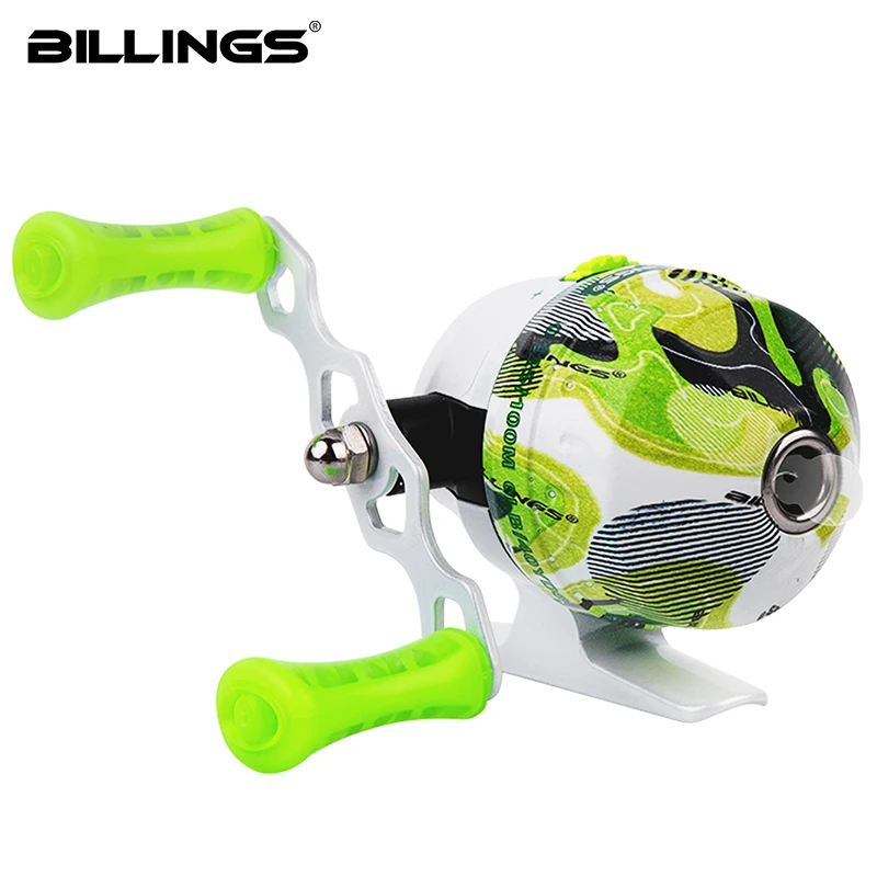 BILLINGS Spincast Reel 4.1:1 Gear Ratio Fishing Reel Built in High Power Line Can Replace Outdoor Slingshot Closed Shooting Reel