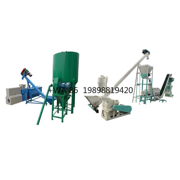 Production Line for Aquaculture Large Capacity Fish Feed Pellet