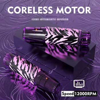 Kompletní tetovací sada Goldplume, bezdrátová tetovací strojková sada, tetovací pistole s tetovacím napájecím zdrojem 1500 mAh, 10 tetovacími jehlami a 7 lahvičkami tetovacího inkoustu a dalším tetovacím příslušenstvím, kompletní tetovací sada vhodná pro začátečníky i tetovací mistry 10 nejlepší prodej Dětský tetovací strojek - №5